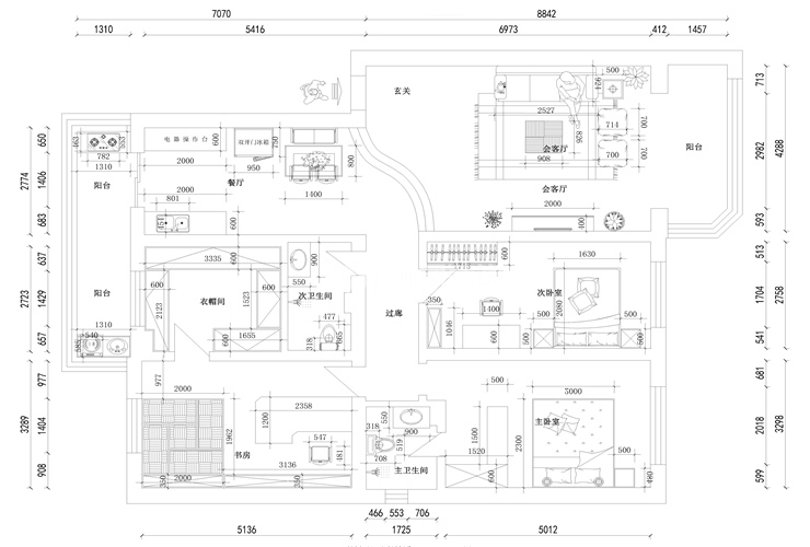 新華花園-140平-現(xiàn)代風格-平面圖.jpg