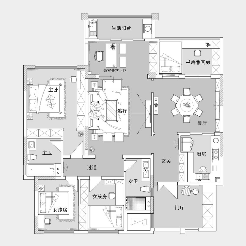 s6-鄧翊晨-伊麗雅特灣二期-165平-新中式戶型圖.jpg