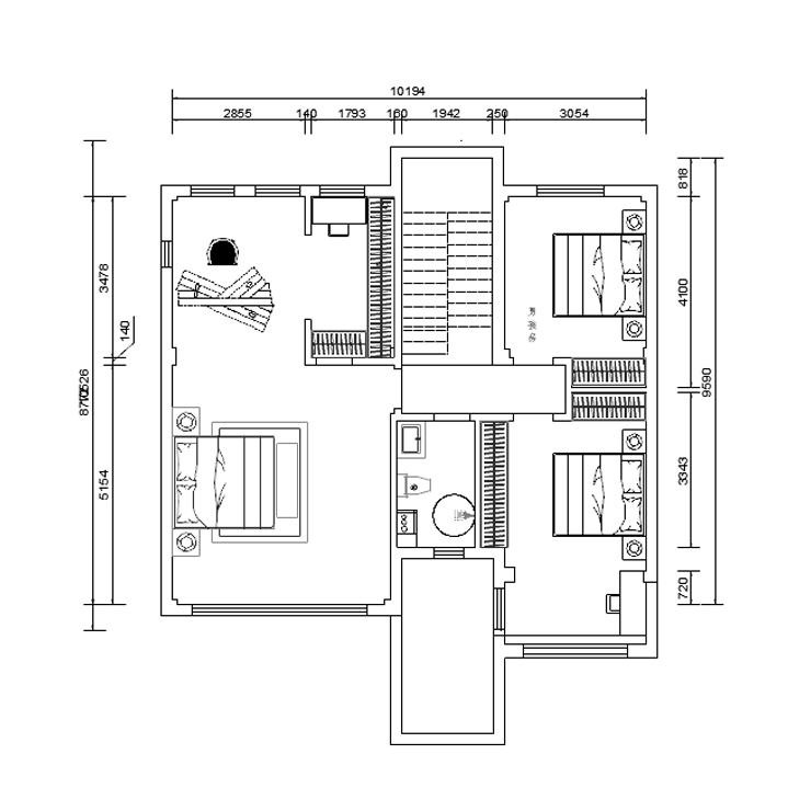 莫奈小鎮(zhèn)-220㎡-新中式風(fēng)格-二層·戶型圖.jpg